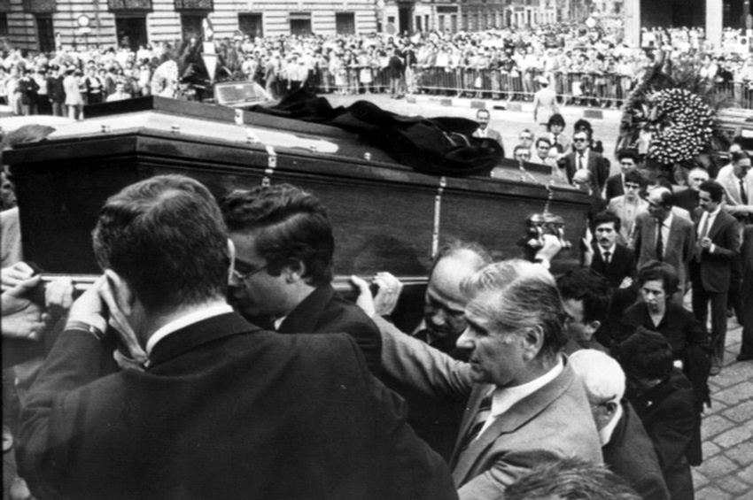 caccia bruno funerali 1983