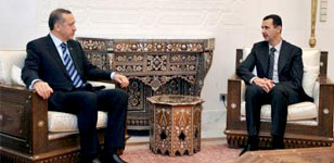 premier turco Erdogan e presidente Siria Basharal-Asad